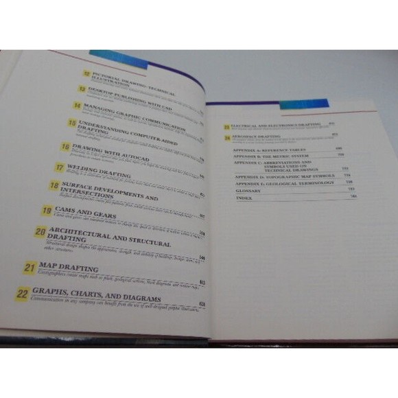 Mechanical Drawing Cad-Communications 12th Edition Text Book McGraw-Hill 1997 - Picture 9 of 16